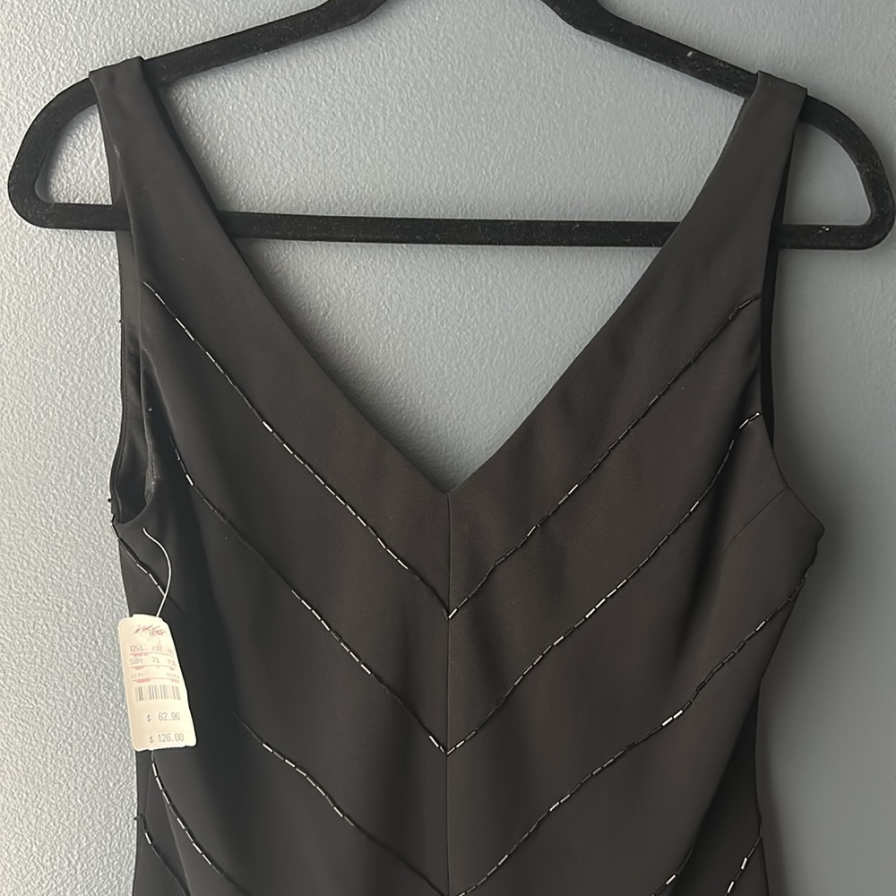 🖤 NWT Jones New York Black Sleeveless Top size 10 beading new with tags - Picture 2 of 12